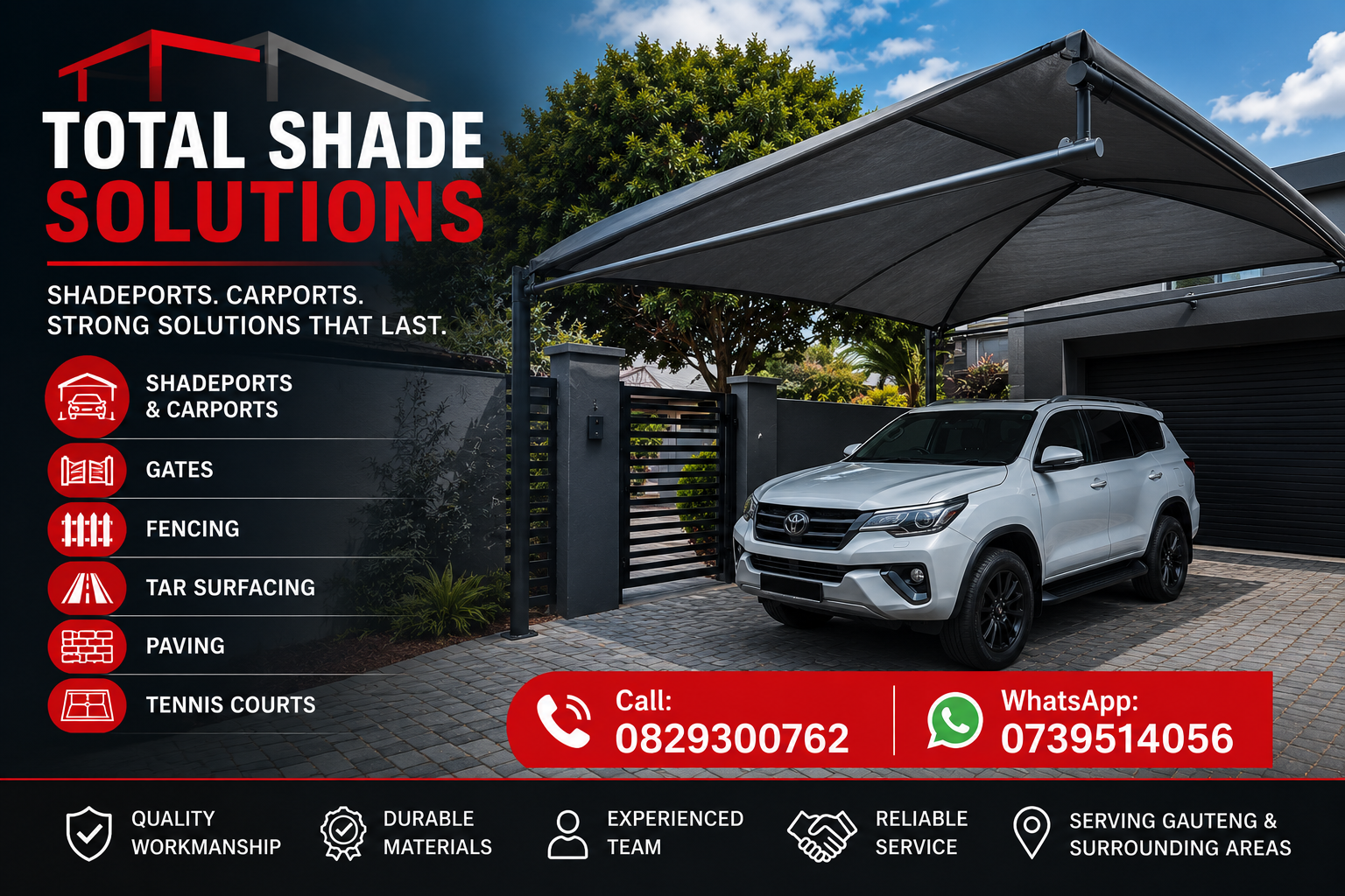 Total shade solutions